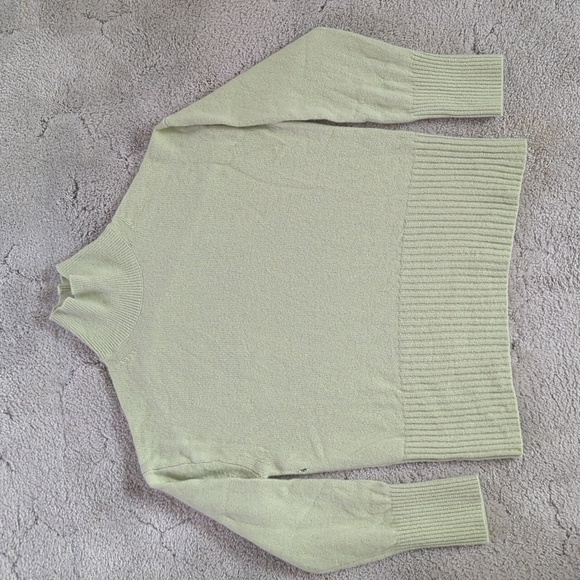 Everlane The Cashmere Oversized Turtleneck Seafoam Green - Picture 6 of 10